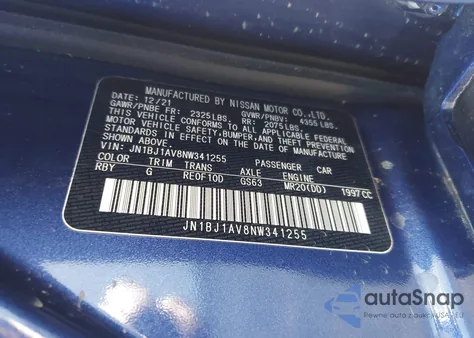 2022 Nissan Rogue Sport S Fwd Xtronic Cvt z USA, uszkodzony, nr VIN JN1BJ1AV8NW341255